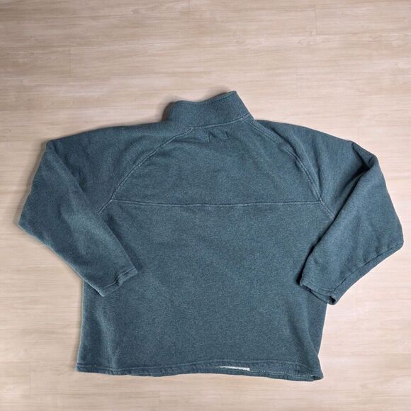Pact 1/4 Quarter Zip Pullover Women's Organic Cotton Green Sweater Size XL - Picture 2 of 7